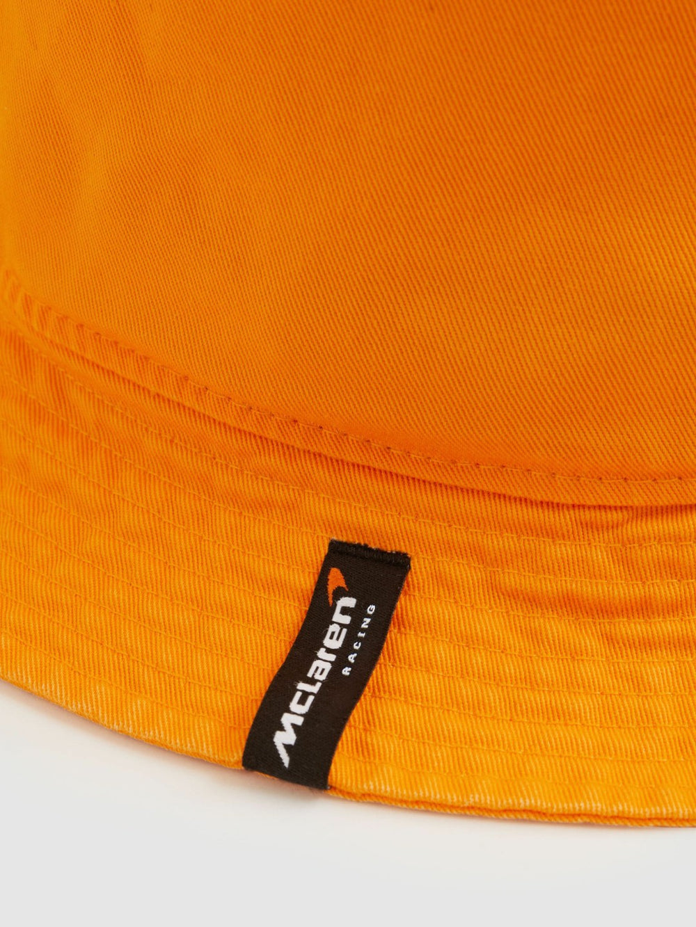 Unisex Fit McLaren Racing Cotton Bucket Hat in Papaya Orange | Reiss