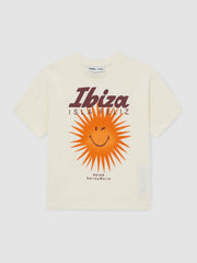 9-13 yrs SmileyWorld Sun Motif T-Shirt in Off White | Reiss For Sale