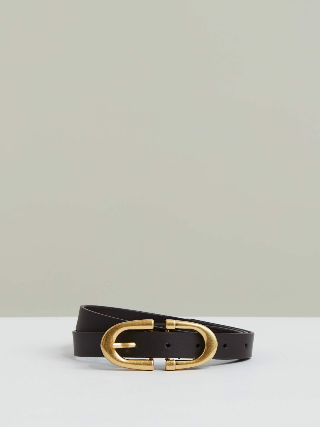 Horseshoe Belt in Chocolate | Reiss USA