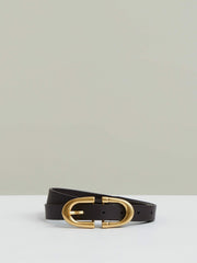 Horseshoe Belt in Chocolate | Reiss USA