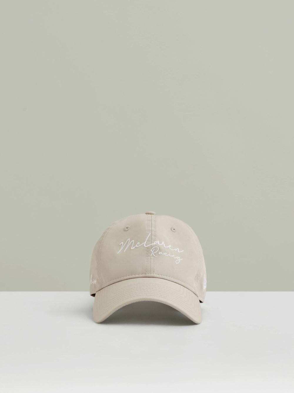 McLaren Racing Logo Embroidered Cap Unisex Fit in Stone | Reiss For Sale